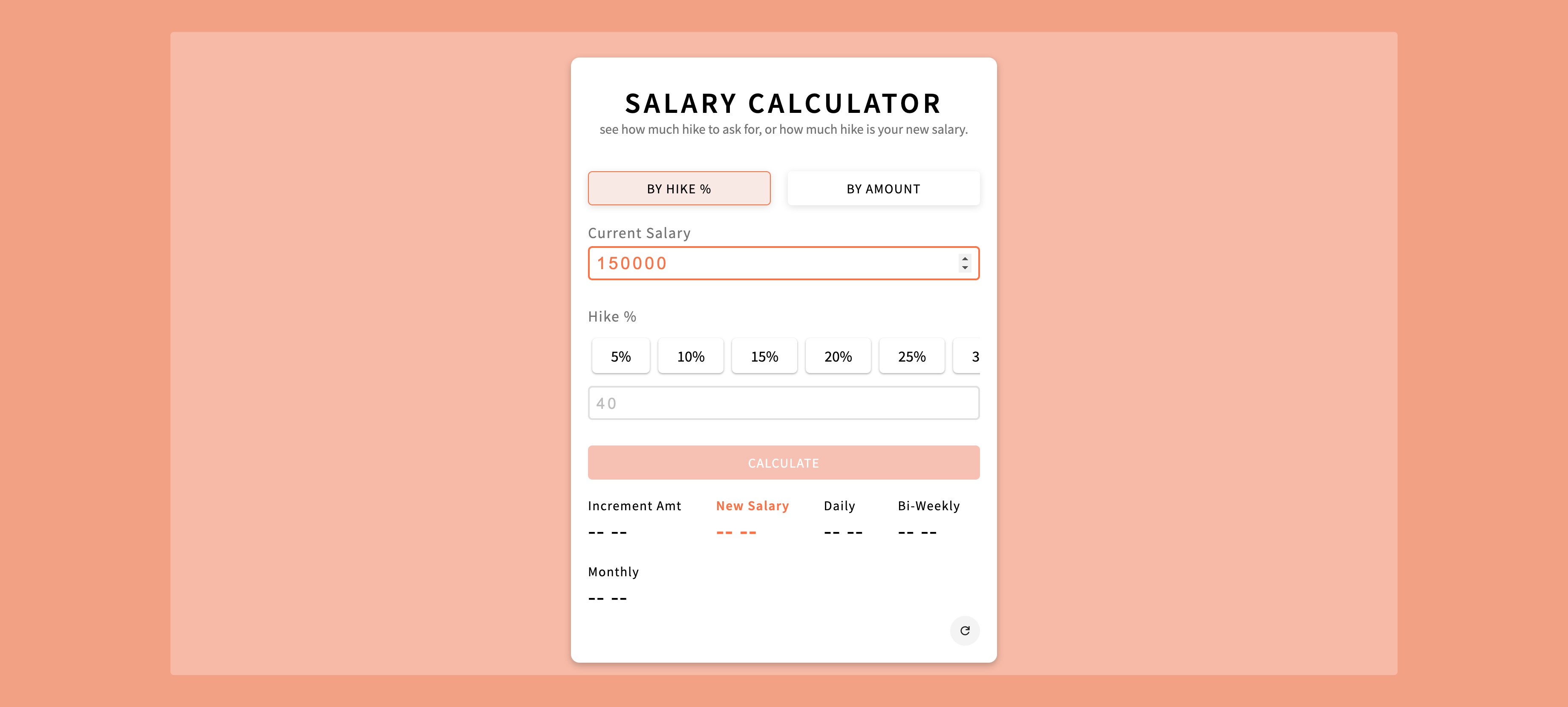 Salary Calculator